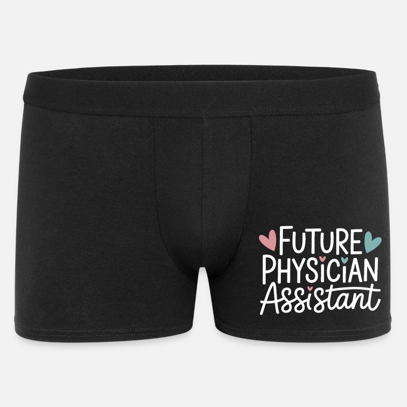 Zukunfts-Physician-Assistant - Männer Boxer Shorts - Schwarz