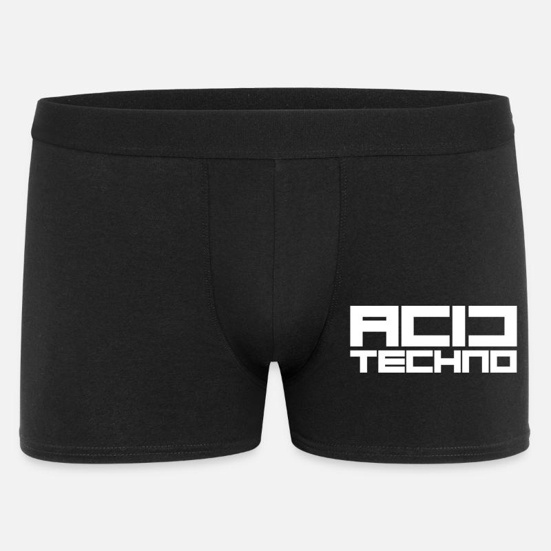 Acid-Techno - Männer Boxer Shorts - Schwarz