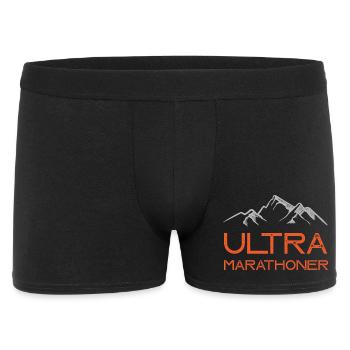 Ultramarathonien - Boxer Homme - noir - Devant