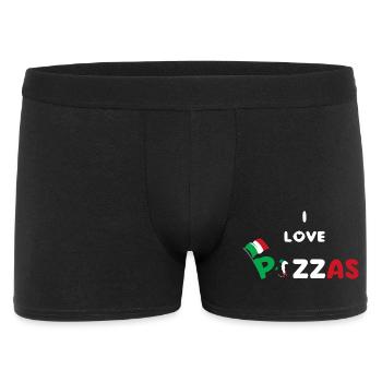 pizza humour cadeau pazzaiolo - Boxer Homme - noir - Devant