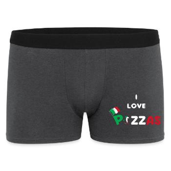 Pizza Humor Gift Pazzaiolo - Men's Boxer Shorts - charcoal grey - Front