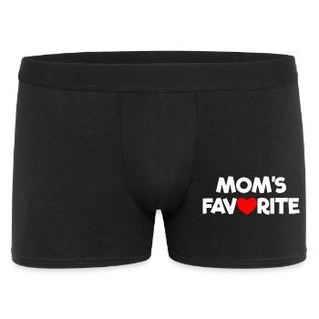 Enfant préféré Chéri de maman Je suis le préféré de maman - Boxer Homme - noir - Devant