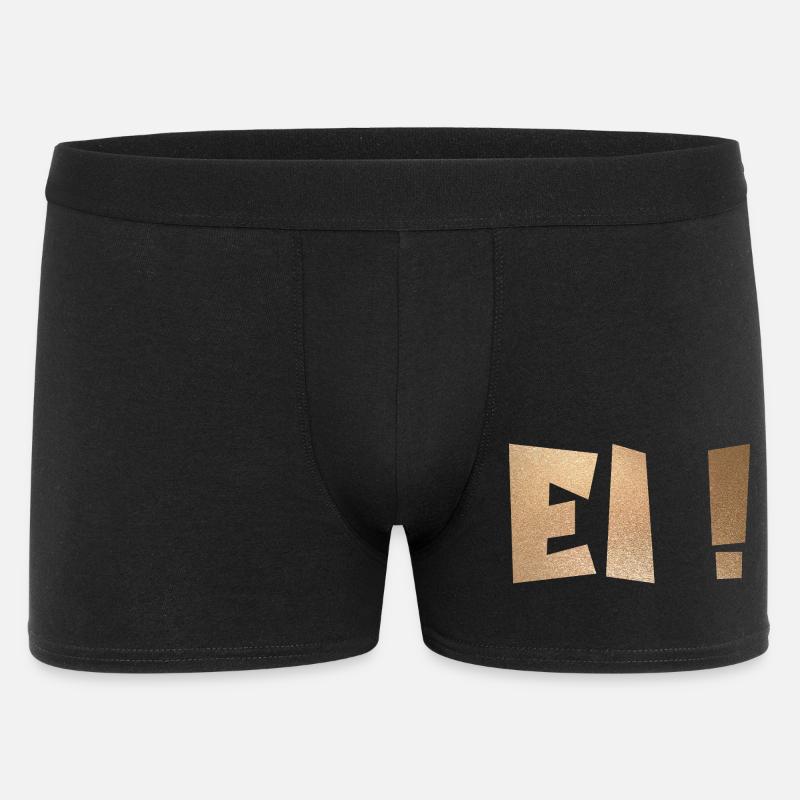 Eggshell Egg - Men's Boxer Shorts - black