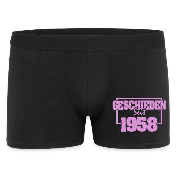 Mariage en 1958 - Boxer Homme - noir - Devant