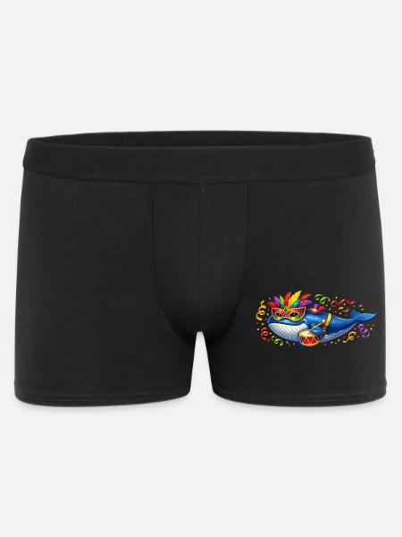 Karnewal Karneval Fasching Geschenk - Männer Boxer Shorts - Schwarz