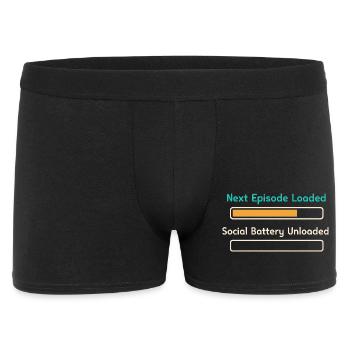 Introverti d’anime Weeb canapé - Boxer Homme - noir - Devant