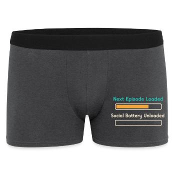 Introverti d’anime Weeb canapé - Boxer Homme - charbon - Devant