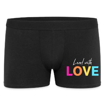 Lead with LOVE - Men's Boxer Shorts - black - Front