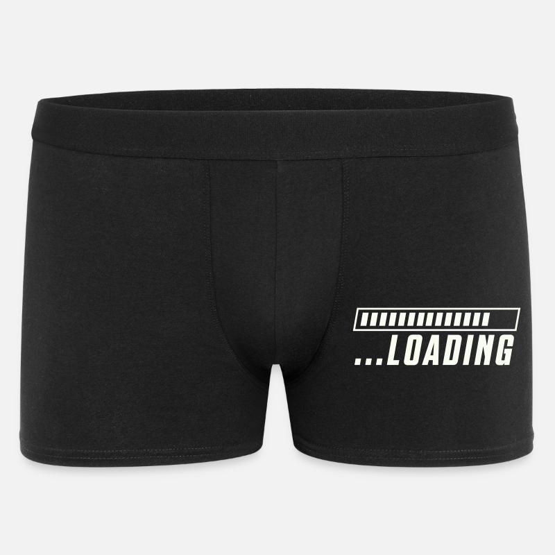 Ladebalken Loading Fortschritt - Männer Boxer Shorts - Schwarz