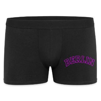 Neon Berlin Bow Typography - Men's Boxer Shorts - black - Front