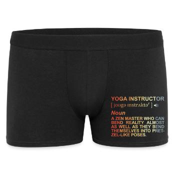 Yoga Teacher Term - Men's Boxer Shorts - black - Front