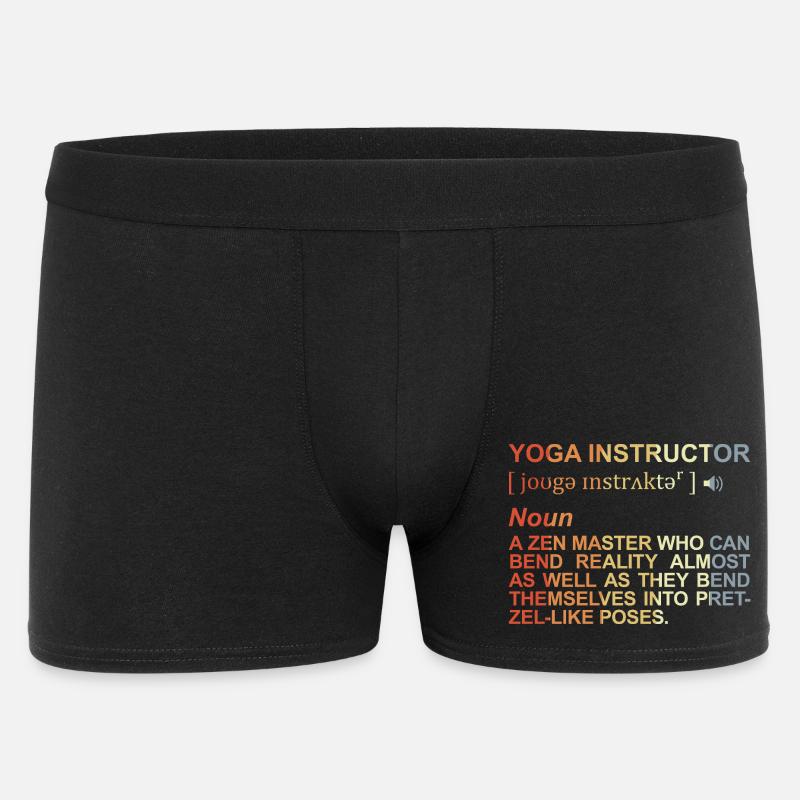 Yogalehrer Begriff - Männer Boxer Shorts - Schwarz