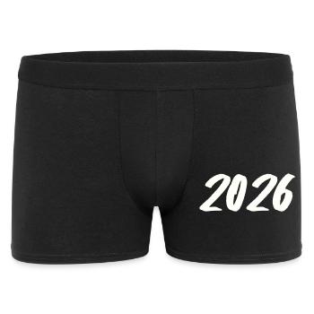 Year 2026 Brushstroke - Men's Boxer Shorts - black - Front