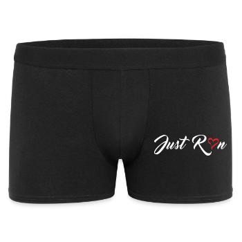 Just Run - Men's Boxer Shorts - black - Front