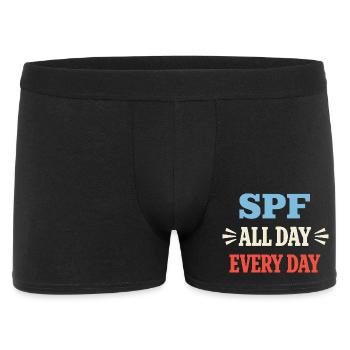 Spf Culture Identity Skin Care Humor - Men's Boxer Shorts - black - Front