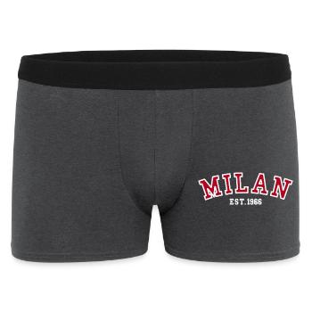 Milan Est. 1966 - Men's Boxer Shorts - charcoal grey - Front