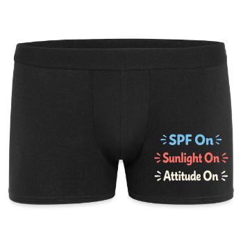 Spf Culture Identity Skin Care Humor - Men's Boxer Shorts - black - Front