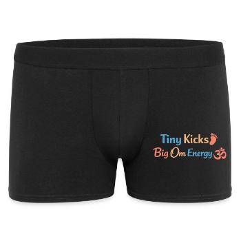 Prenatal Yoga Expectant Mother - Men's Boxer Shorts - black - Front