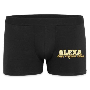 Mme Alexa - Boxer Homme - noir - Devant