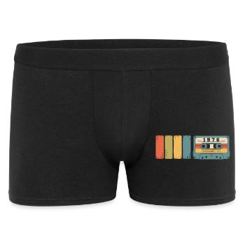 Cadeau d’anniversaire original 1976 Vintage 1976 - Boxer Homme - noir - Devant
