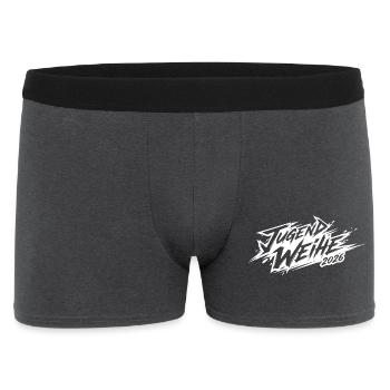 Jugendweihe 2026 - Männer Boxer Shorts - Anthrazit - Vorne