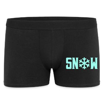 Cristal de neige - Boxer Homme - noir - Devant