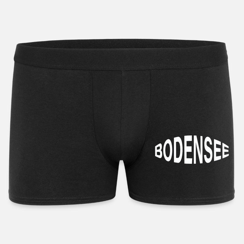 BODENSEE - Männer Boxer Shorts - Schwarz