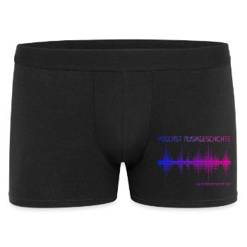 Podcast Histoire de la musique - Boxer Homme - noir - Devant