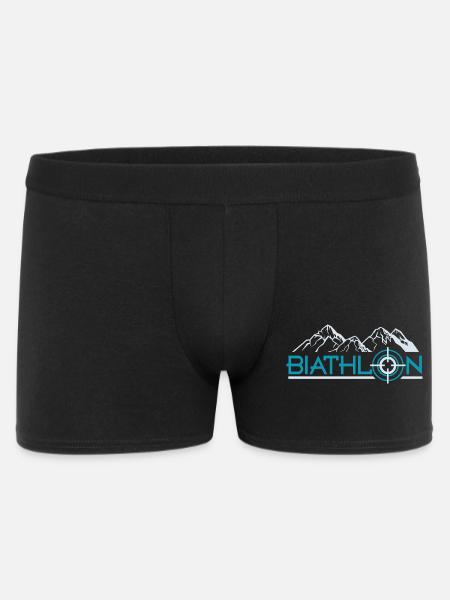 biathlon - Männer Boxer Shorts - Schwarz