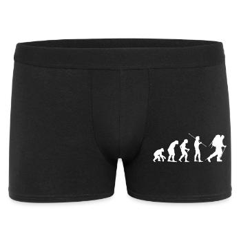 Evolution Hiking – Du singe au vagabond - Boxer Homme - noir - Devant