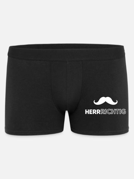 I'm a man - Men's Boxer Shorts - black