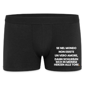 Comptine italieno-allemande 1 (Ver. A) - Boxer Homme - noir - Devant