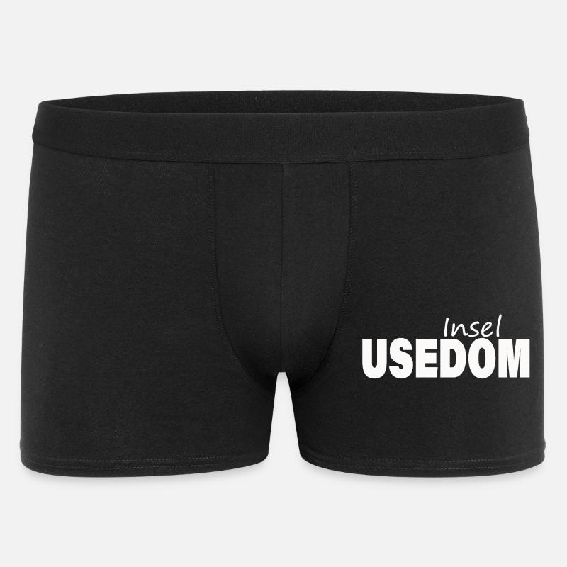 USEDOM - Männer Boxer Shorts - Schwarz