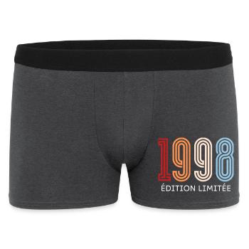 1998 Limited Edition Vintage - Men's Boxer Shorts - charcoal grey - Front