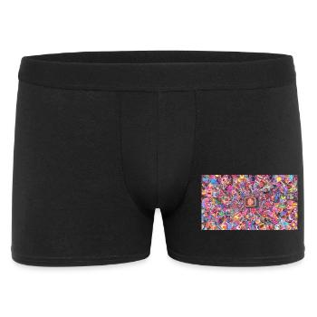 Bitcoin Bazooka - PopArt 4 - Boxer Homme - noir - Devant