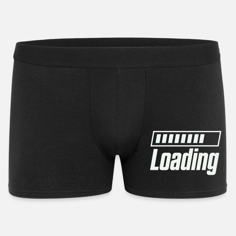 Loading Ladebalken - Männer Boxer Shorts - Schwarz