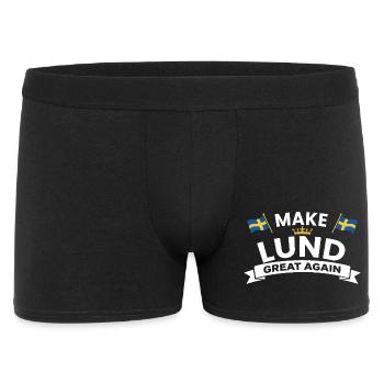 Lund City Pride Crest - Men's Boxer Shorts - black - Front