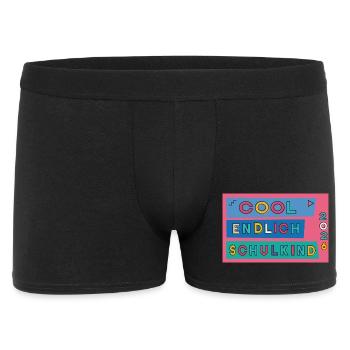 Finally a schoolchild - Men's Boxer Shorts - black - Front