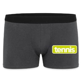 Tennis Bold Sportswear - Men's Boxer Shorts - charcoal grey - Front