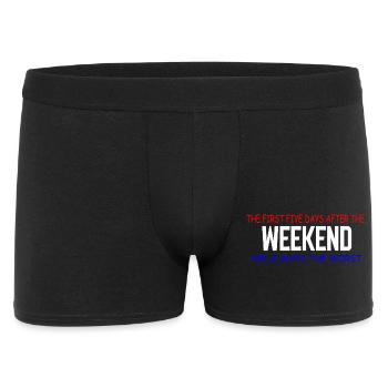 Weekend Blues: The First Five Days - Men's Boxer Shorts - black - Front