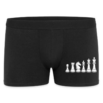Ornamental Chess Knight – Design - Men's Boxer Shorts - black - Front