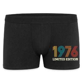 1976 édition Limitée Vintage 50 ans Anniversaire - Boxer Homme - noir - Devant