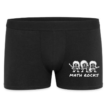 Les maths déchirent les formules Humour scolaire - Boxer Homme - noir - Devant