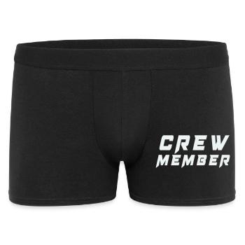 Crew Member Patch Tee - Men's Boxer Shorts - black - Front
