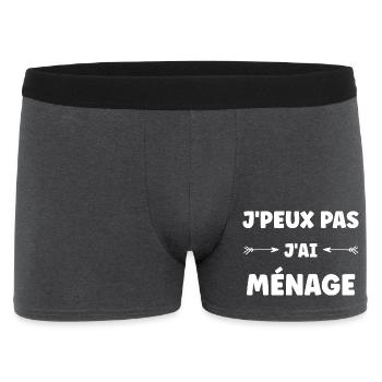 I can't I have housekeeping - Men's Boxer Shorts - charcoal grey - Front