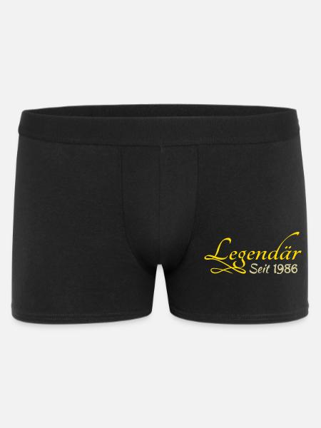 Born in 1986 - Men's Boxer Shorts - black
