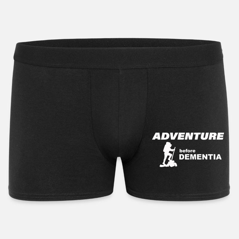 CLIMBING ADVENTURE - Männer Boxer Shorts - Schwarz