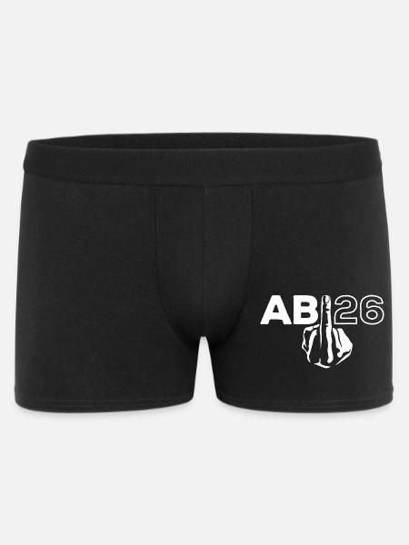 ABI 2026 Middle Finger Abitur - Gift - Men's Boxer Shorts - black