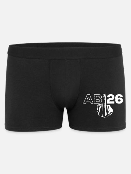 ABI 2026 Middle Finger Abitur - Gift - Men's Boxer Shorts - black