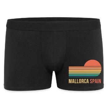 Mallorca - Männer Boxer Shorts - Schwarz - Vorne